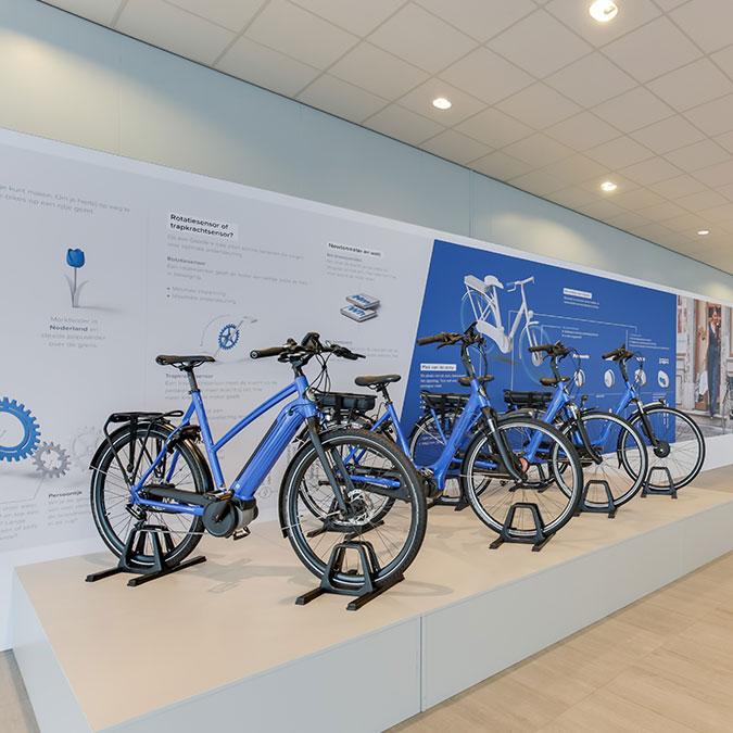Test je Gazelle-fiets bij een Gazelle-winkel