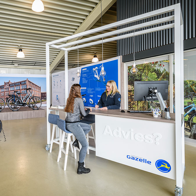 Test je Gazelle-fiets bij een Experience Center