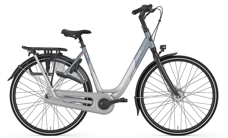 De Grenoble is een eigentijdse stadsfiets met een modern frame en de beste onderdelen. Bij het ontwerp van de fiets is er extra gelet op integratie en rijgedrag.